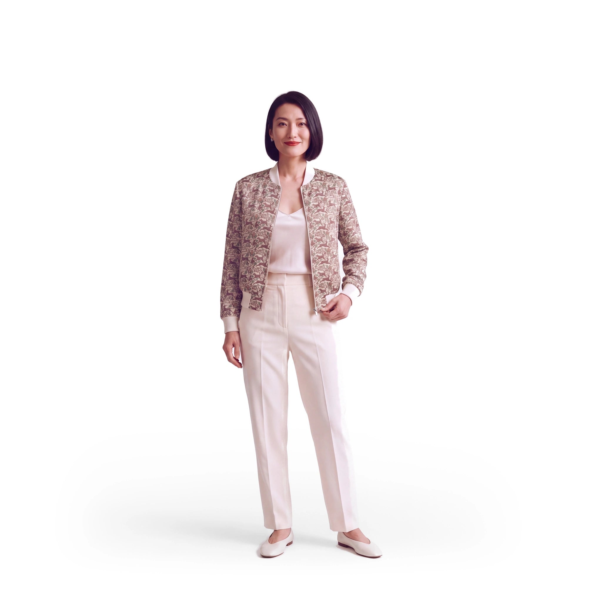 La Chasse Royale Reversible Silk Bomber