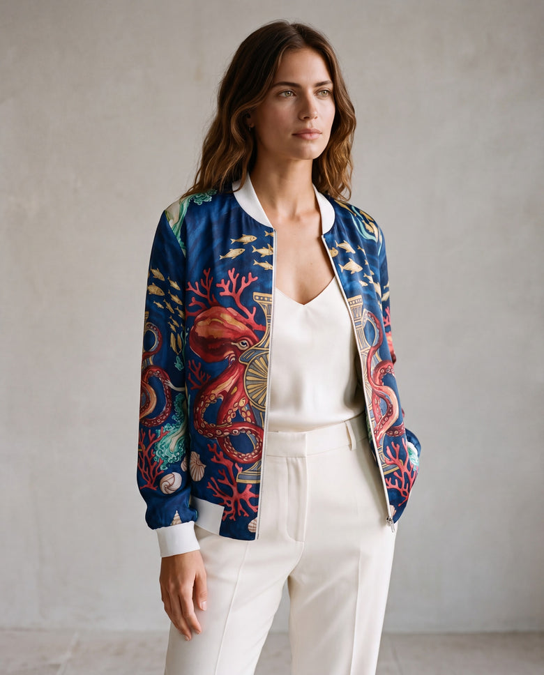 Atlantide Submersible Reversible Silk Bomber