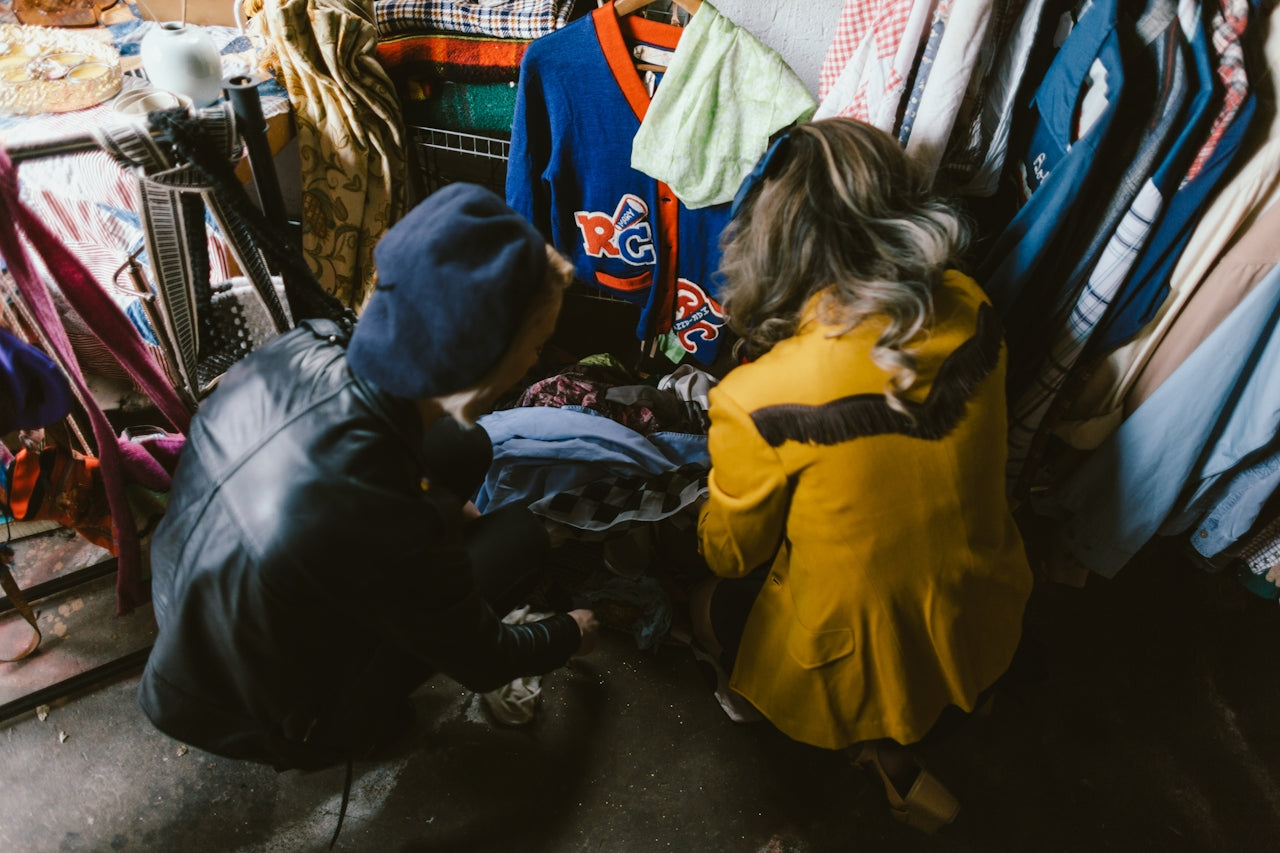 Editorial scene of makers working together